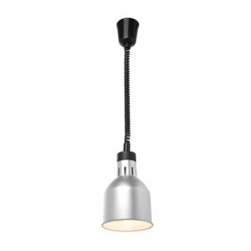   Fel-le állítható hősugárzó lámpa, hengeres kivitel, HENDI, Ezüst, 230V/250W, ⌀175x(H)250mm