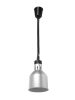 Fel-le állítható hősugárzó lámpa, hengeres kivitel, HENDI, Ezüst, 230V/250W, ⌀175x(H)250mm
