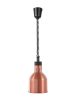 Fel-le állítható hősugárzó lámpa, hengeres kivitel, HENDI, Rézvörös, 230V/250W, ⌀175x(H)250mm