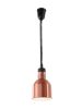 Fel-le állítható hősugárzó lámpa, hengeres kivitel, HENDI, Rézvörös, 230V/250W, ⌀175x(H)250mm