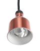 Fel-le állítható hősugárzó lámpa, hengeres kivitel, HENDI, Rézvörös, 230V/250W, ⌀175x(H)250mm