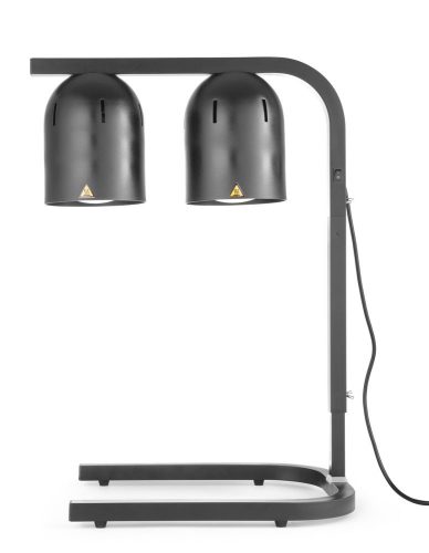 2 lámpás infravörös melegentartó lámpa, HENDI, Ezüst, 230V/250W, 453x360x(H)790mm