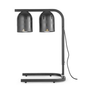   2 lámpás infravörös melegentartó lámpa, HENDI, Fekete, 230V/250W, 453x360x(H)790mm