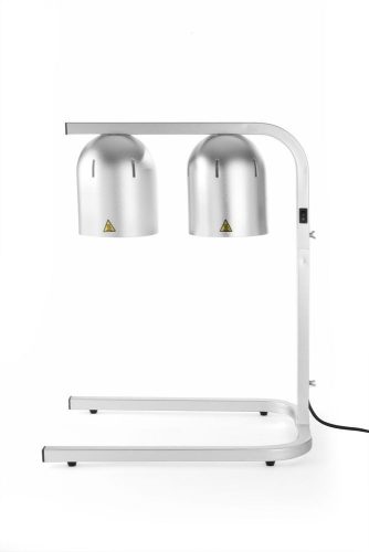 2 lámpás infravörös melegentartó lámpa, HENDI, Fekete, 230V/250W, 453x360x(H)790mm