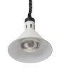 Fel-le állítható melegentartó lámpa, kúp alakú kivitel, HENDI, Fehér, 230V/250W, ⌀275x(H)250mm