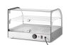 Pultra helyezhető melegentartó vitrin két szintes, HENDI, készintes, Fekete, 220-240V/800W, 554x376x(H)376mm