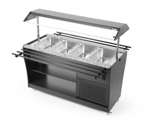 Salátás svédasztal, Arktic, GN 1/1, 220-240V/170W, 1490x765x(H)1370mm