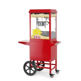   Popcorn gép kocsival, HENDI, Piros, 220-240V/1155W, 940x510x(H)1553mm