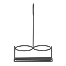 Fűszertartó állvány fekete, HENDI, 135x65x(H)200mm