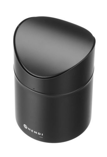 Asztali szemetes lengőfedéllel, HENDI, 1,2L, Zöld, ⌀120x(H)165mm