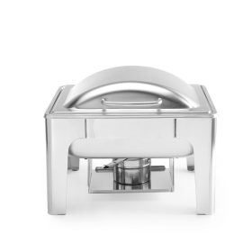   Chafing edény GN 1/2 szatén fényezéssel, HENDI, Profi Line, 4L, 365x370x(H)280mm