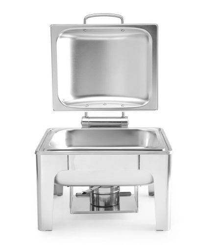 Chafing edény GN 1/2 szatén fényezéssel, HENDI, Profi Line, 4L, 365x370x(H)280mm