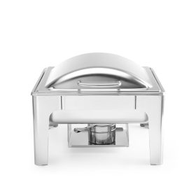   Chafing edény GN 2/3 szatén fényezéssel, HENDI, Profi Line, 6L, 395x430x(H)290mm