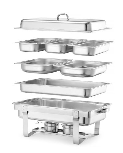 Chafing edény GN 1/1, HENDI, Kitchen Line, 9L, 585x385x(H)315mm