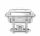 Chafing edény GN 1/1, HENDI, Kitchen Termékcsalád, 4,5L, 385x295x(H)310mm