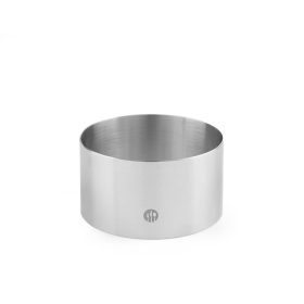   Az ételgyűrű és a tolóeszköz kör alakú, HENDI, ⌀80x(H)45mm