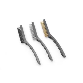 Drótkefe készlet keskeny - 3 db, HENDI, 3 db., (L)230mm