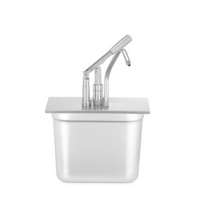   Fedél GN-tartályokhoz való adagolóval, HENDI, GN 1/4, 270x165mm