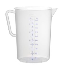 Mérőkancsó polipropilén, HENDI, 5L, ⌀190x(H)270mm