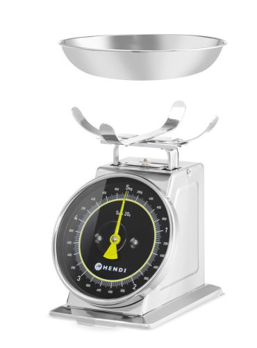Mechanikus konyhai mérleg, HENDI, 207x231x(H)254mm