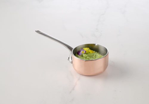 Apró nyeles lábas kiöntővel, HENDI, 0,05L, ⌀50x(H)30mm