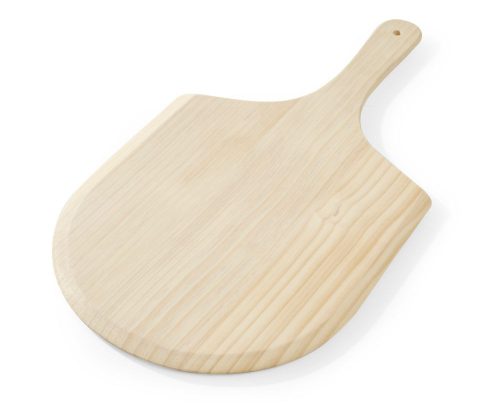 Pizzatálaló lapát fa, HENDI, 535x305x(H)10mm