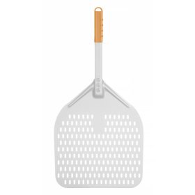 Rövid nyéllel perforált pizza lapát, HENDI, 350x710mm
