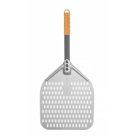Rövid nyéllel perforált pizza lapát, HENDI, 300x660mm