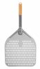 Rövid nyéllel perforált pizza lapát, HENDI, 300x660mm