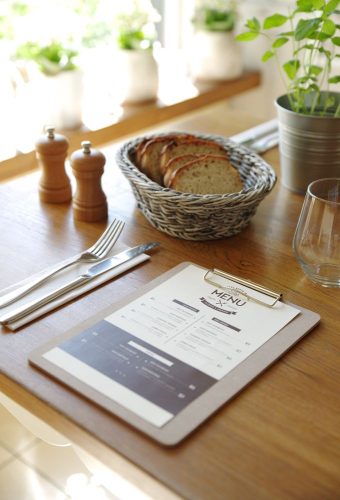 Étlaptartó tábla, HENDI, 125x180mm