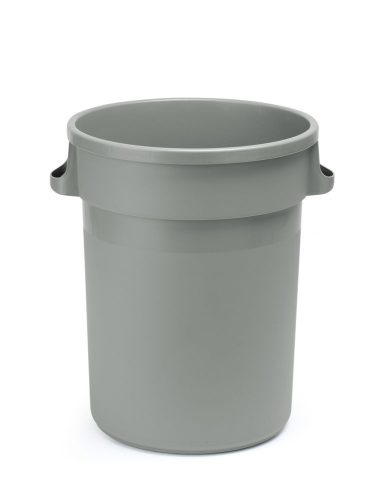 Kerek hulladékgyűjtő, AmerBox, 120L, Világos szürke, ⌀550x(H)690mm