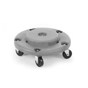   Trolley kerek hulladékgyűjtőhöz, AmerBox, 691038-hoz alkalmas, Világos szürke, ⌀455x(H)165mm