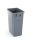 Keskeny hulladékgyűjtő tartály, AmerBox, 60L, Világos szürke, 455x315x(H)580mm
