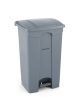 Pedálos hulladékgyűjtő tartály, AmerBox, 87L, Világos szürke, 500x410x(H)815mm