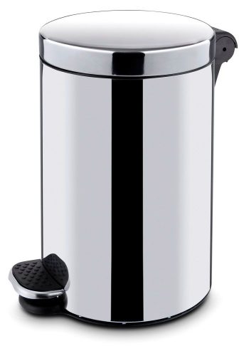 Kerek pedálos szemetes belső vödörrel, HENDI, 20L, ⌀300x(H)440mm