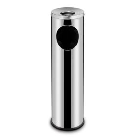 Álló szemetes hamutartóval, HENDI, 15L, ⌀200x(H)700mm