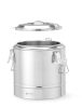 Szigetelt hordozható tartály, HENDI, Kitchen Line, 11L, Ezüst, ⌀300x(H)345mm