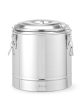 Szigetelt hordozható tartály, HENDI, Kitchen Line, 19L, Ezüst, ⌀350x(H)400mm