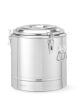 Szigetelt hordozható tartály, HENDI, Kitchen Line, 19L, Ezüst, ⌀350x(H)400mm