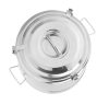 Szigetelt hordozható tartály, HENDI, Kitchen Line, 19L, Ezüst, ⌀350x(H)400mm