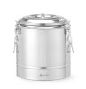 Szigetelt hordozható tartály, HENDI, Kitchen Line, 31L, Ezüst, ⌀400x(H)445mm