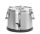 Szigetelt hordozható ételtárolóedény – csappal, HENDI, Profi Line, 15L, Ezüst, ⌀330x(H)280mm