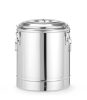 Szigetelt hordozható tartály, HENDI, Kitchen Line, 23L, Ezüst, ⌀350x(H)440mm