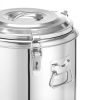 Szigetelt hordozható tartály, HENDI, Kitchen Line, 23L, Ezüst, ⌀350x(H)440mm