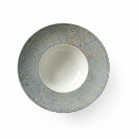   Tésztatányér csepp kollekció, HENDI, Drops Collection, Világos szürke, ⌀275mm