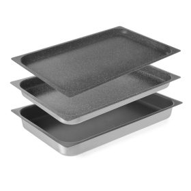   Tepsi tapadásmentes bevonattal, HENDI, GN 1/1, 530x325x(H)65mm