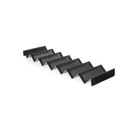 Zsemletartó - perforált, HENDI, Fekete, 580x170x(H)40mm