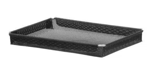 Gyorssütő tálca, tapadásmentes, megerősített, HENDI, Fekete, 290x190x(H)30mm
