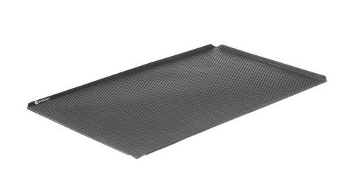 Tálca perforált - 4 peremmel, HENDI, GN 1/1, Fekete, 530x325x(H)10mm, Téglalap alakú