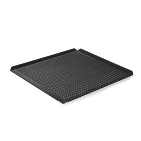  Tálca perforált - 4 peremmel, HENDI, GN 2/3, 354x325x(H)10mm